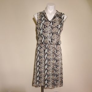 Snake pattern dress